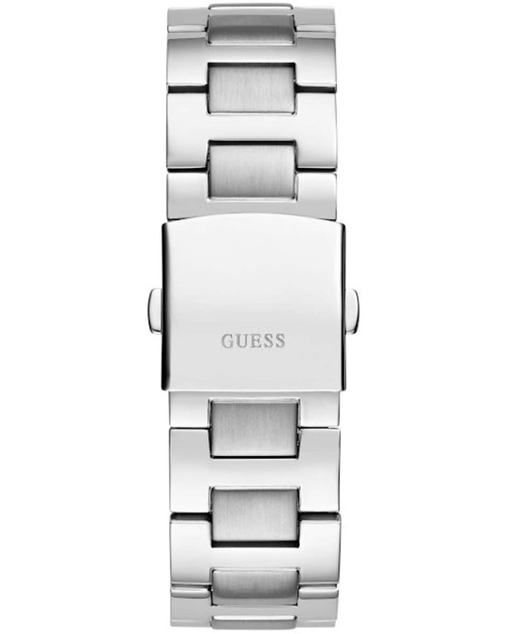 GUESS Equity Silver Stainless Steel Bracelet