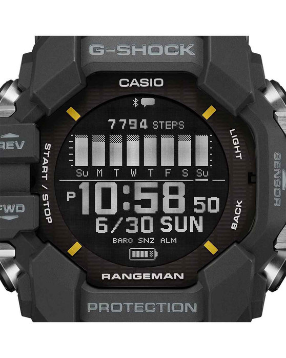 G-SHOCK Master Of G Rangeman Chronograph Black Biosourced Strap