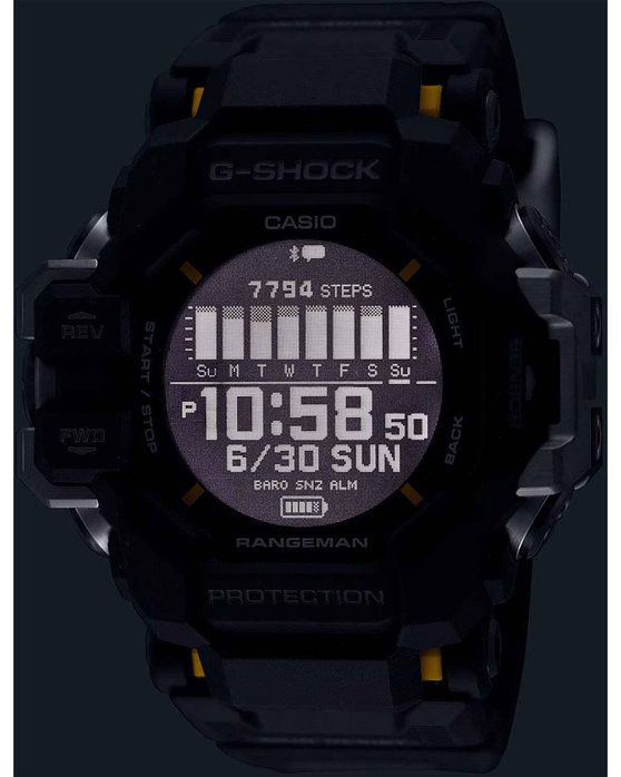 G-SHOCK Master Of G Rangeman Chronograph Black Biosourced Strap