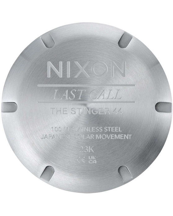 NIXON Stinger Solar Silver Stainless Steel Bracelet