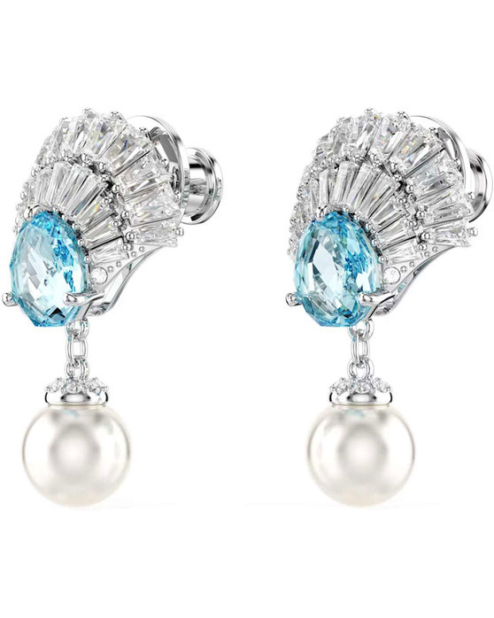 SWAROVSKI Blue Idyllia Shell Drop Earrings