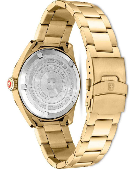 SWISS MILITARY HANOWA Roadrunner Maxed Gold Stainless Steel Bracelet