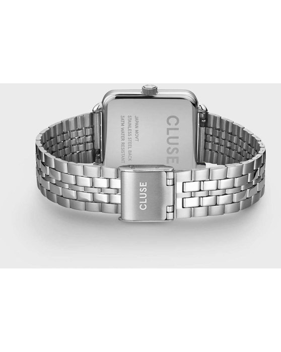 CLUSE La Tetragone Silver Stainless Steel Bracelet