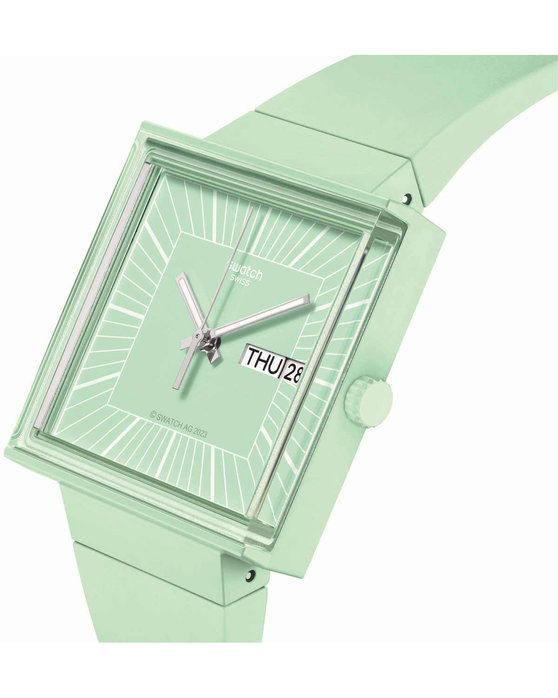 SWATCH What If… Mint? Green Biosourced Strap