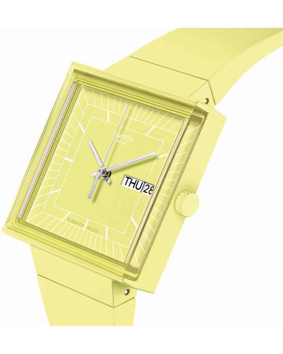 SWATCH What If… Lemon? Yellow Biosourced Strap