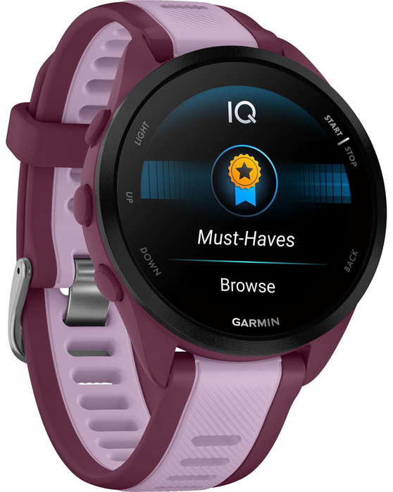 GARMIN Forerunner 165 Music Berry/Lilac Two Tone Silicone Strap