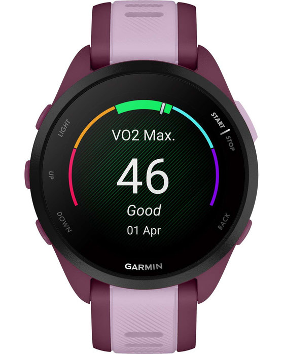 GARMIN Forerunner 165 Music Berry/Lilac Two Tone Silicone Strap