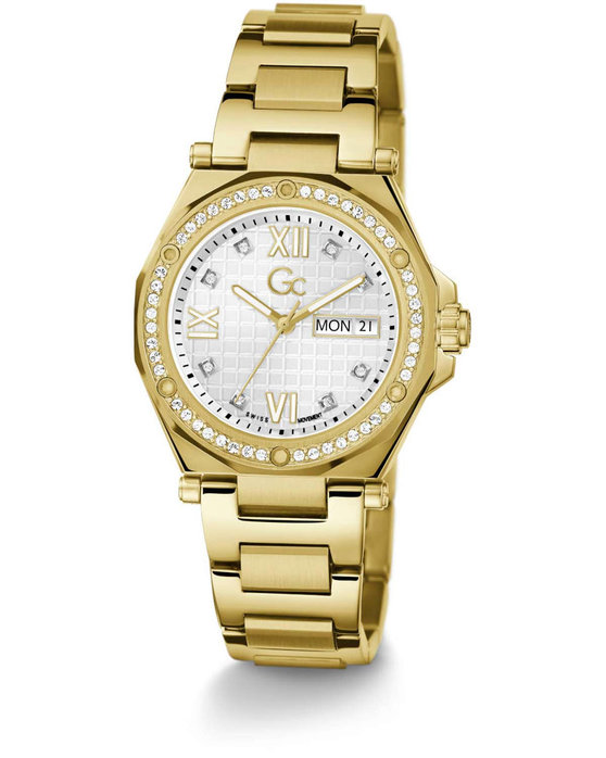 GUESS Collection Legacy Crystals Gold Stainless Steel Bracelet