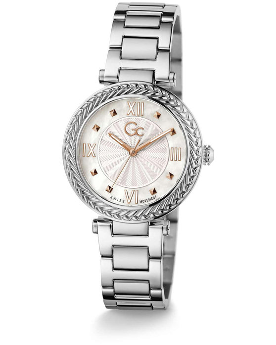 GUESS Collection Tiara Silver Stainless Steel Bracelet