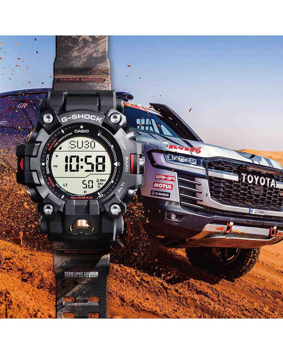 G-SHOCK MASTER OF G-LAND MUDMAN Team Land Cruiser Toyota Tough Solar Camo Bio-based Resin Strap Special Edition