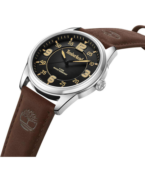 TIMBERLAND Eastport Brown Leather Strap