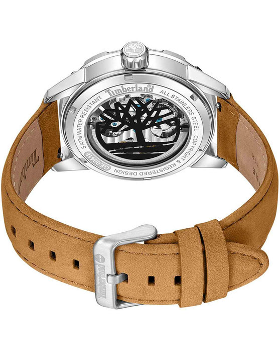 TIMBERLAND Montville Automatic Brown Leather Strap