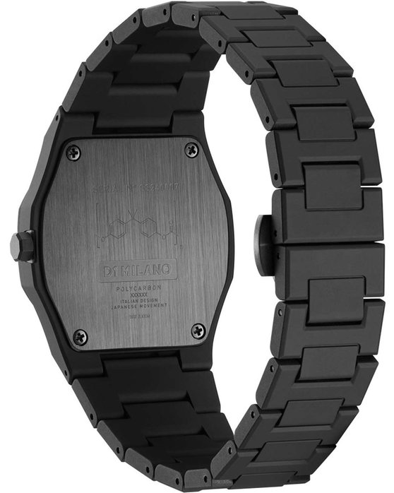 D1 MILANO Polycarbon Black Polycarbonate Bracelet