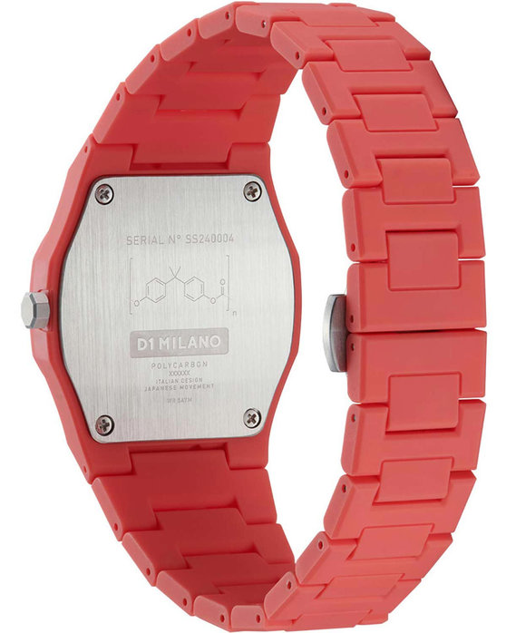 D1 MILANO Polycarbon Coral Polycarbonate Bracelet