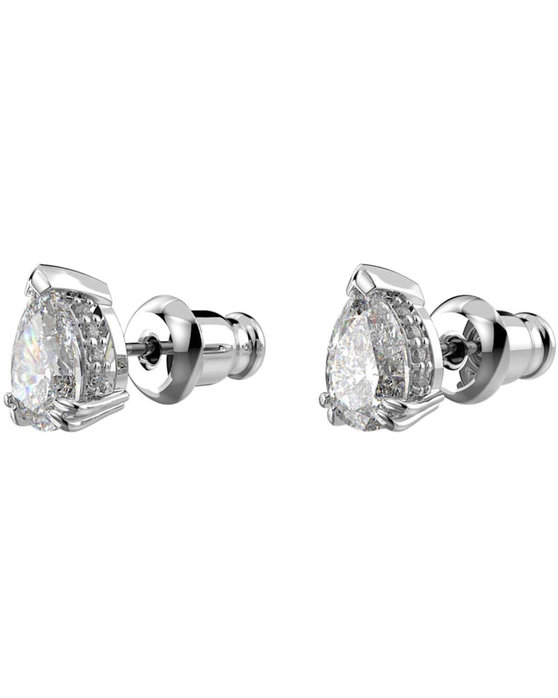 SWAROVSKI White Millenia stud earrings (pear cut)