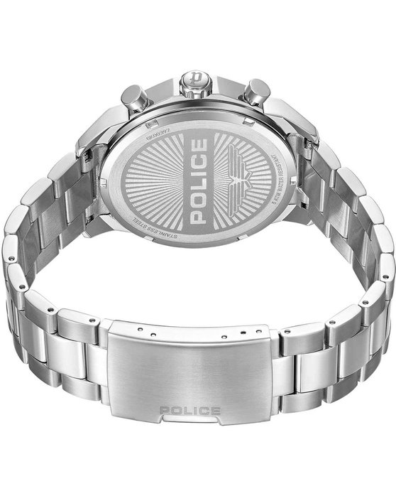 POLICE Reactor Silver Stainless Steel Bracelet