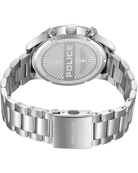 POLICE Driver II Silver Stainless Steel Bracelet