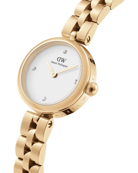 DANIEL WELLINGTON Elan Lumine Crystals Gold Stainless Steel Bracelet 22mm