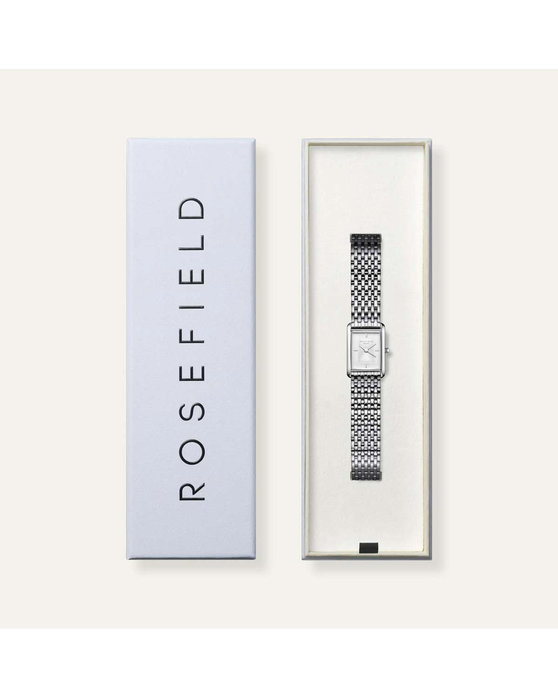 ROSEFIELD Heirloom Silver Stainless Steel Bracelet