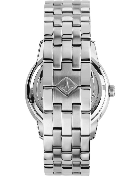 LUCIEN ROCHAT Iconic Automatic Silver Stainless Steel Bracelet Gift Set