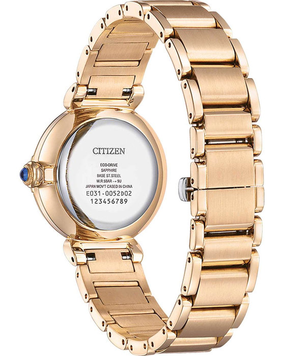 CITIZEN Eco-Drive Crystals Rose Gold Stainless Steel Bracelet