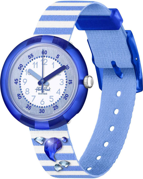 FLIK FLAK Shine Bright Shining Dolphin Two Tone Plastic Strap