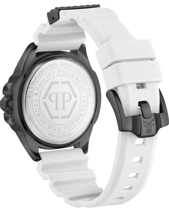 PHILIPP PLEIN The Skull White Silicone Strap