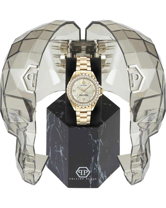 PHILIPP PLEIN The Plein Heaven Crystals Gold Stainless Steel Bracelet