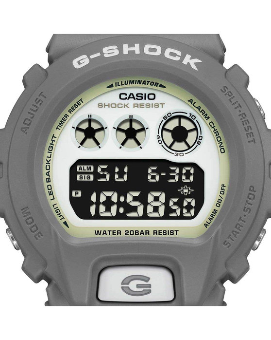 G-SHOCK Chronograph Grey Plastic Strap