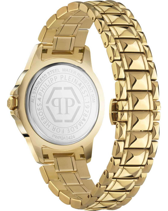 PHILIPP PLEIN Rock Gold Stainless Steel Bracelet