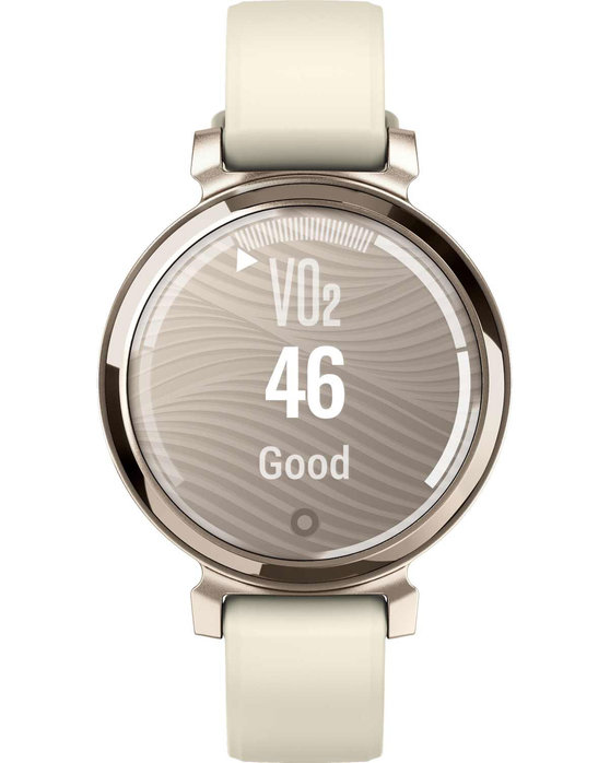 GARMIN Lily™2 Cream Gold Case with Coconut Silicone Band