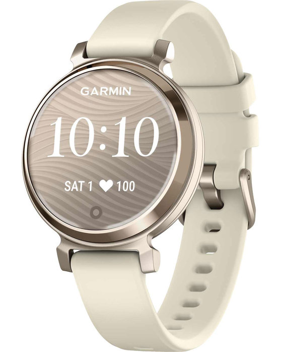 GARMIN Lily™2 Cream Gold Case with Coconut Silicone Band