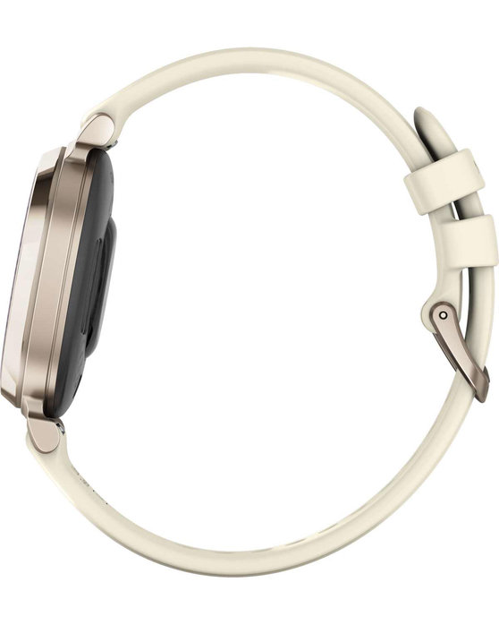 GARMIN Lily™2 Cream Gold Case with Coconut Silicone Band