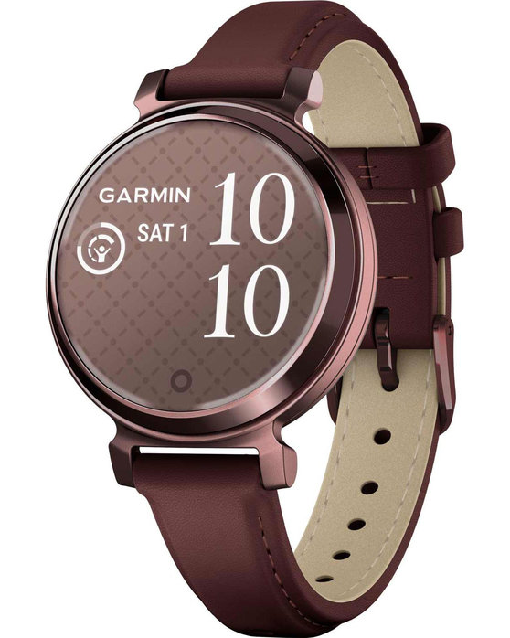 GARMIN Lily™2 Classic Dark Bronze Case with Mulberry Leather Band