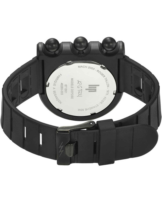 LIP Mach 2000 Black Leather Strap