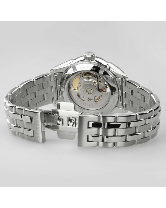 HAMILTON Jazzmaster Open Heart Automatic Silver Stainless Steel Bracelet