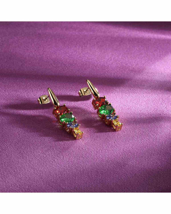 MORELLATO Colori Stainless Steel Earrings with Zircons