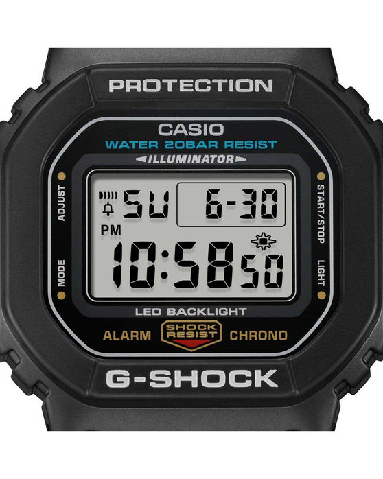 G-SHOCK Chronograph Black Rubber Strap