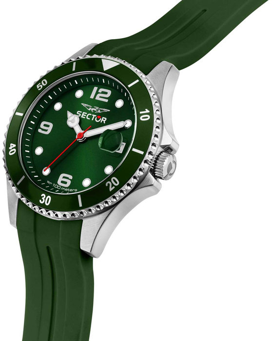 SECTOR 230 Green Plastic Strap Gift Set