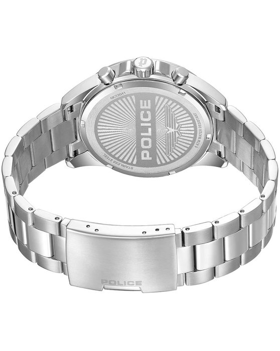 POLICE Malawi Silver Stainless Steel Bracelet