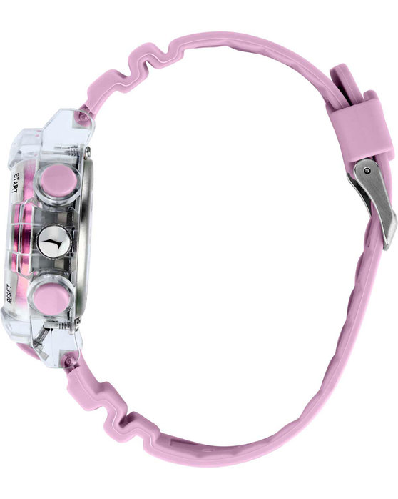 SECTOR EX-46 Dual Time Chronograph Pink Plastic Strap