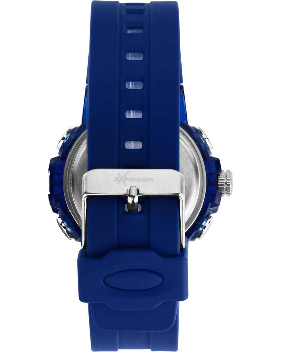 SECTOR EX-46 Dual Time Chronograph Blue Plastic Strap