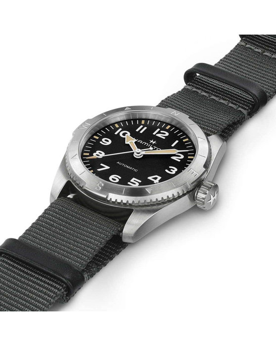 HAMILTON Khaki Field Expedition Automatic Grey Fabric Strap