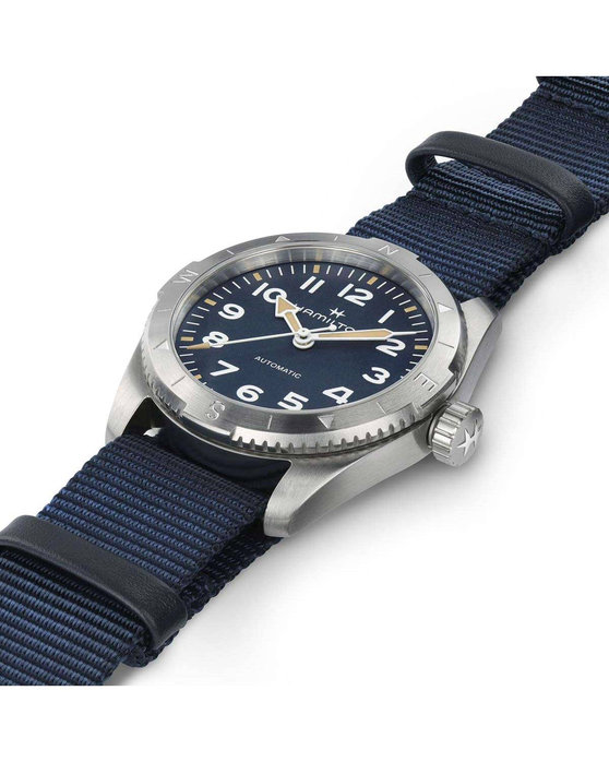 HAMILTON Khaki Field Expedition Automatic Blue Fabric Strap