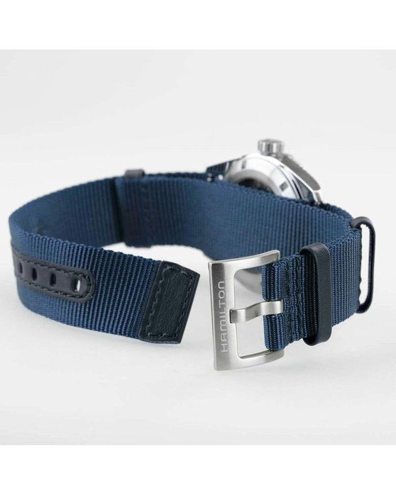 HAMILTON Khaki Field Expedition Automatic Blue Fabric Strap