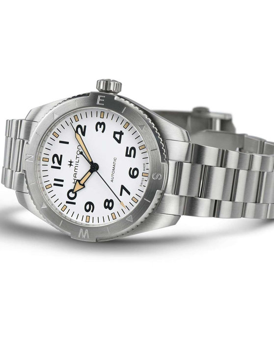 HAMILTON Khaki Field Expedition Automatic Silver Stainless Steel Bracelet