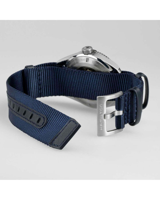 HAMILTON Khaki Field Expedition Automatic Blue Fabric Strap