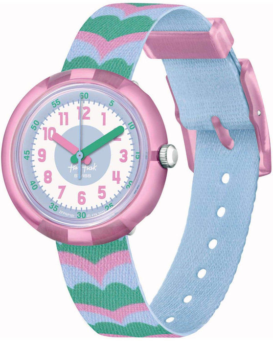 FLIK FLAK Organized Chaos Retro Scales Multicolor Plastic Strap