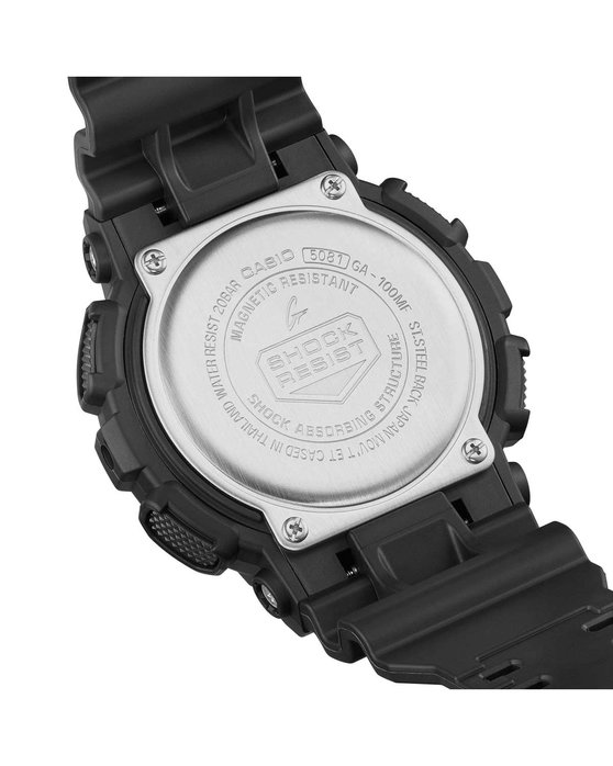 G-SHOCK Dual Time Chronograph Black Rubber Strap