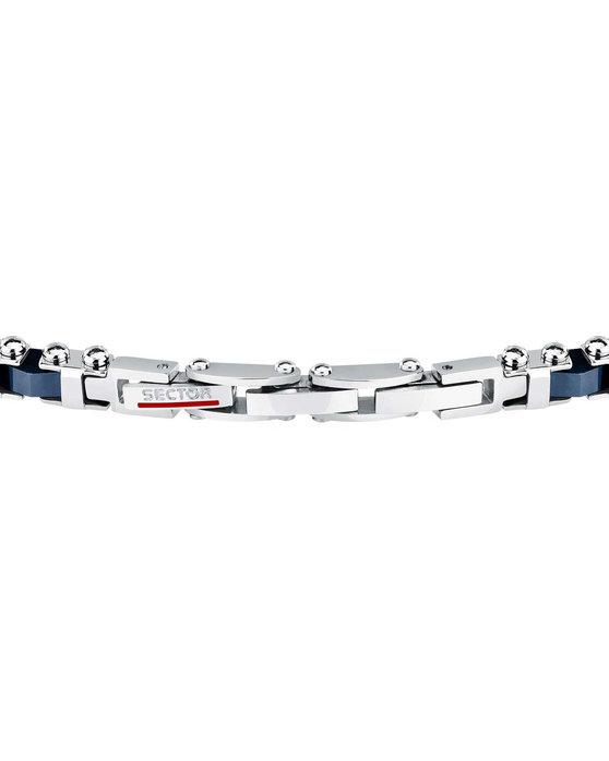 SECTOR Ceramic Men's Stainless Steel and Ceramic Bracelet with Enamel